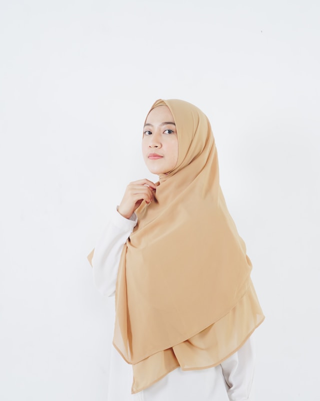 Gambar Pashmina Plisket Full